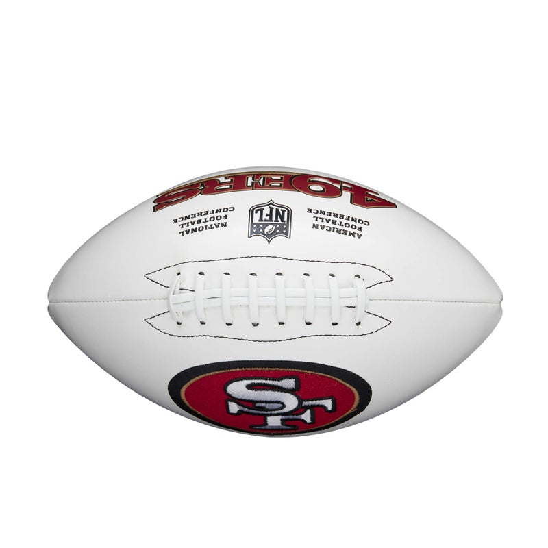 WILSON NFL Live Signature Autograph Football - Official Size, San Francisco 49ers - Image 3